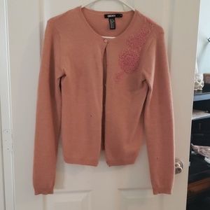 DKNY Very Soft Wool Cardigan